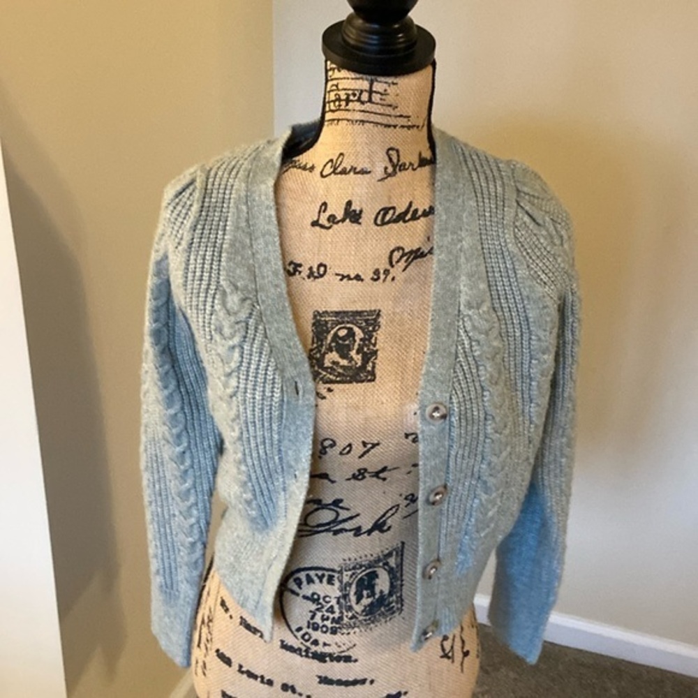 Like New Light Green Cardigan
